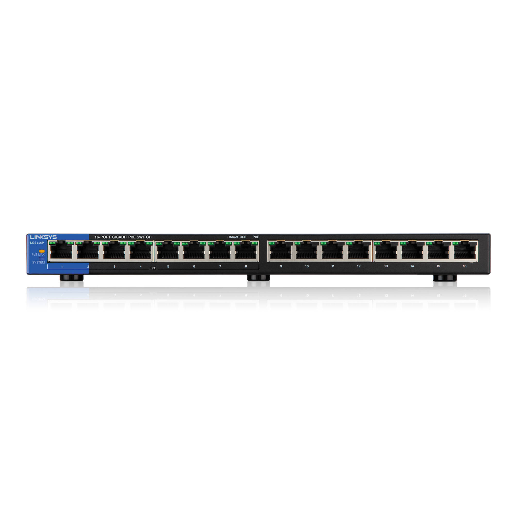 16-Port Business Desktop Gigabit Switch LINKSYS LGS116